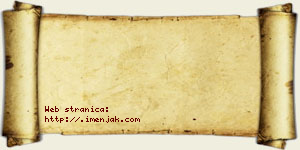 Vera Jakovljević vizit kartica